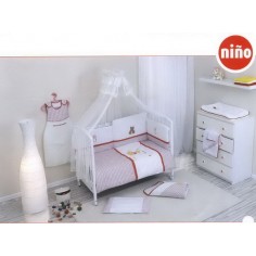 Nino - Lenjerie Patut 5 + 1 Canguro Red